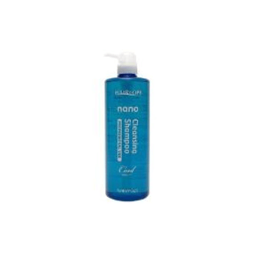 【サニープレイス】ナノ クレンジングシャンプー　清涼タイプ ブルー  ポンプ1000ml